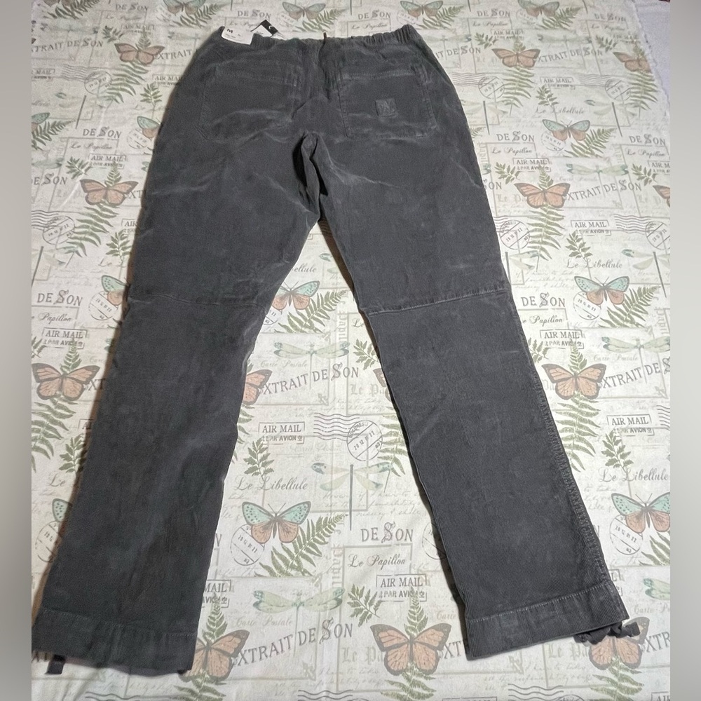 Alpine Design hike pants gray Women's Pants corduroy‎ mid-rise straight leg M